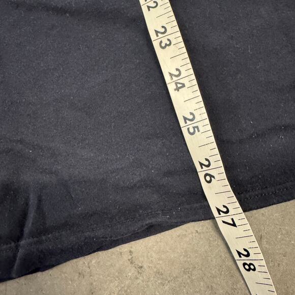 Vintage Y2k Don't Talk to Strangers Black Grunge Rock Black White Graphic Tee L - Picture 4 of 4